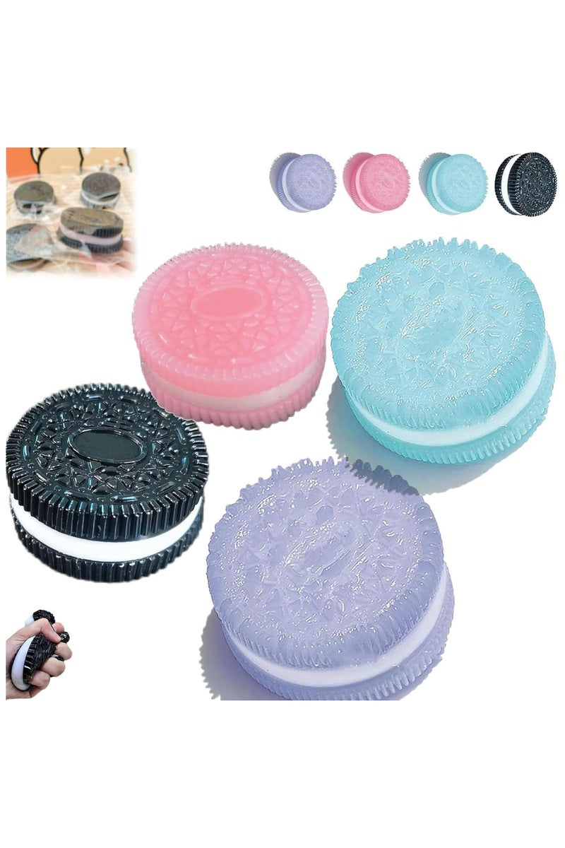 4Pcs  Squishy  Stress Relief Toys, Hand Exercise Ball, Fidget Toys Stress Relief for Boys, Girls, Kids,Adults - Image 1