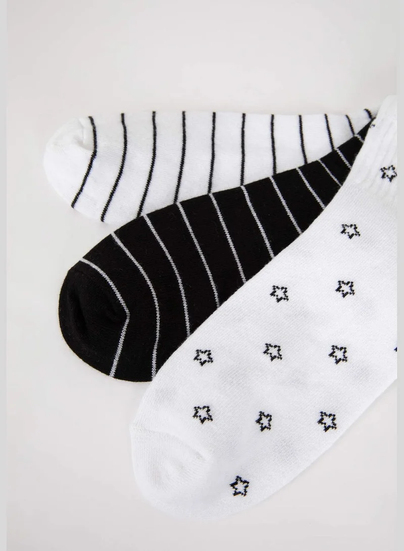 DeFacto 3 Pack Woman Mid Cut Socks