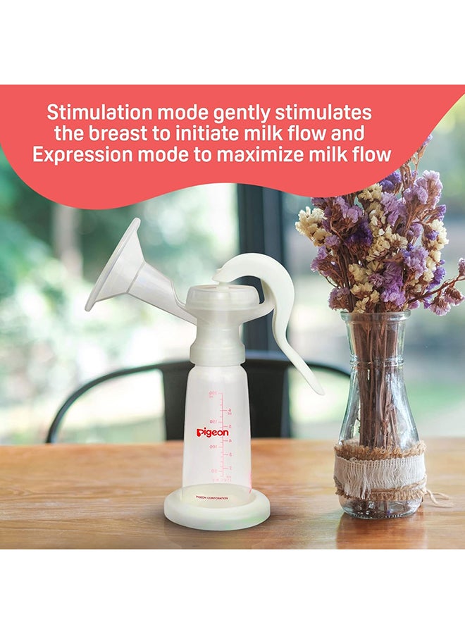 Pigeon Manual Breast Pump – Compact, Easy-to-Use & Portable – BPA-Free, Quiet & Comfortable Suction for Breastfeeding Moms – Basic Edition - Image 4