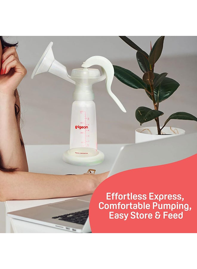 Pigeon Manual Breast Pump – Compact, Easy-to-Use & Portable – BPA-Free, Quiet & Comfortable Suction for Breastfeeding Moms – Basic Edition - Image 5
