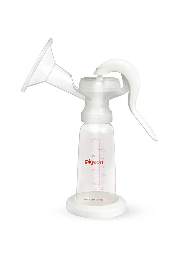 Pigeon Manual Breast Pump – Compact, Easy-to-Use & Portable – BPA-Free, Quiet & Comfortable Suction for Breastfeeding Moms – Basic Edition - Image 1