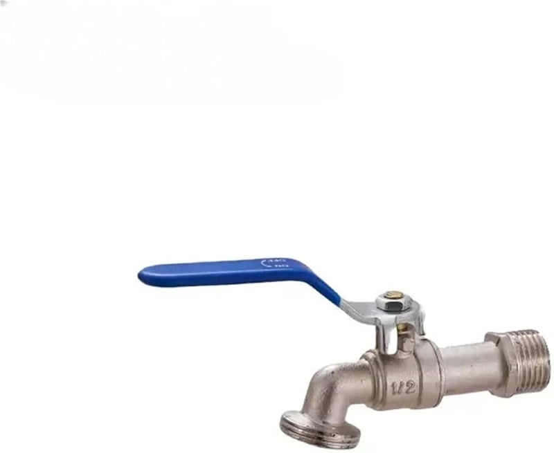 صنبور حديقة من سبائك الزنك مع حلمة مزدوجة لشرفة خارجية لون ب - Image 1