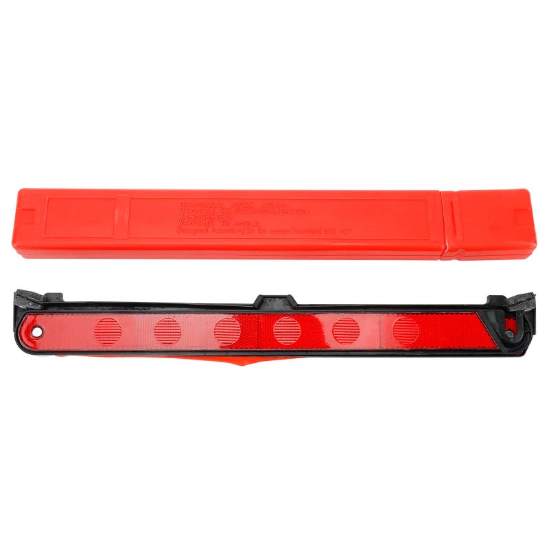 LuckyHigh LuckyHigh 3 PCS Triangle Emergency Safety Warning Frame Foldable Reflector Car Truck Roadside Safety Warning Triangle Sign with Storage Case - Image 2