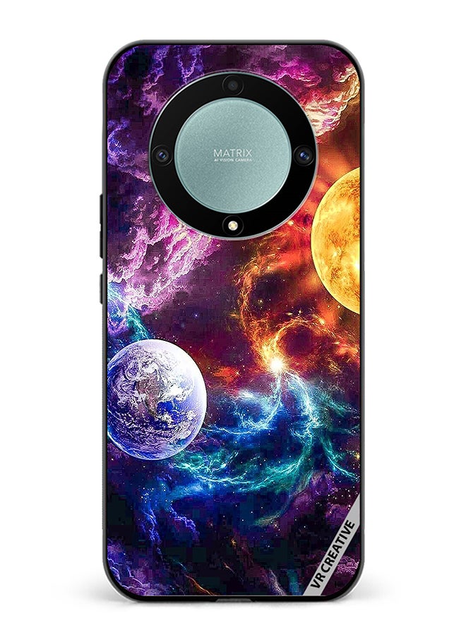 VR CREATIVE Protective Case Cover For Honor X9b Beautiful Galaxy Design Multicolour - Image 1