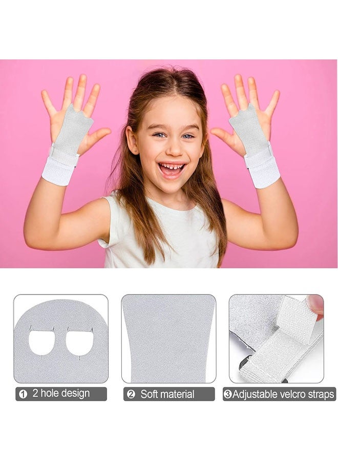 2 Gymnastics Grips Wristbands Sets for Kids Youth, Palm Protection and Wrist Support Sports Accessories for Workout Exercise - Image 3