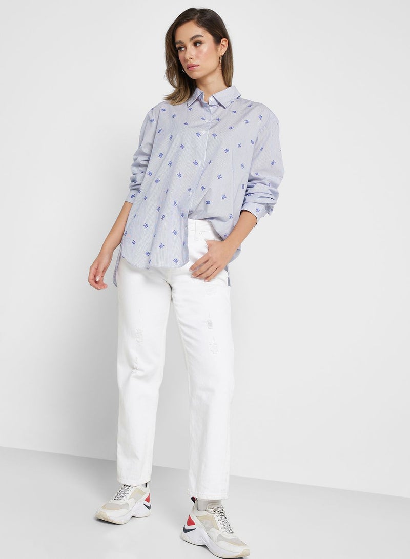TOMMY HILFIGER Button Down Printed Shirt - Image 4