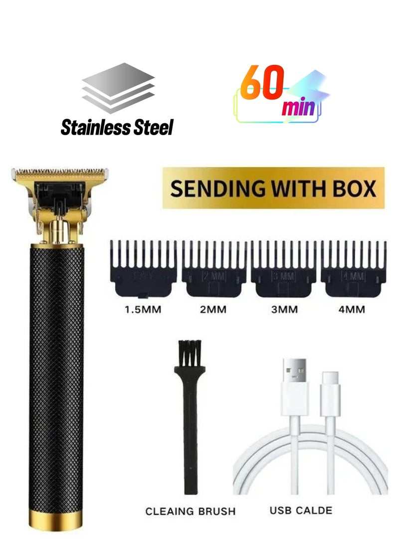 1-Piece Professional Hair Clippers,Zero Gapped T-Blade Hair Trimmer,Cordless Rechargeable Edgers Clippers,Electric Beard Trimmer Shaver Hair Cutting Kit Gifts for Men - Image 1