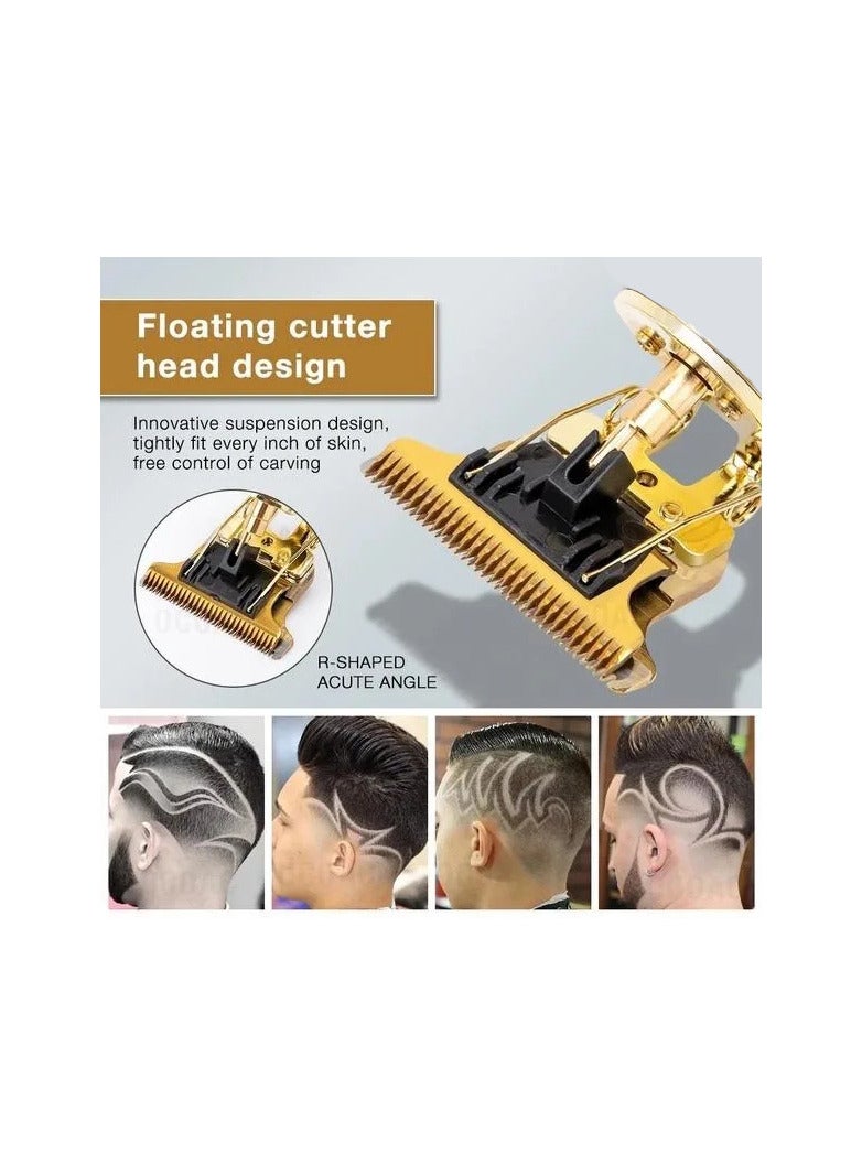 1-Piece Professional Hair Clippers,Zero Gapped T-Blade Hair Trimmer,Cordless Rechargeable Edgers Clippers,Electric Beard Trimmer Shaver Hair Cutting Kit Gifts for Men - Image 4