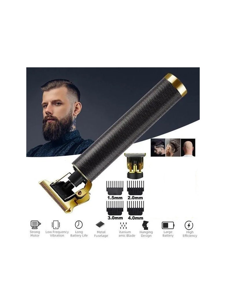 1-Piece Professional Hair Clippers,Zero Gapped T-Blade Hair Trimmer,Cordless Rechargeable Edgers Clippers,Electric Beard Trimmer Shaver Hair Cutting Kit Gifts for Men - Image 3