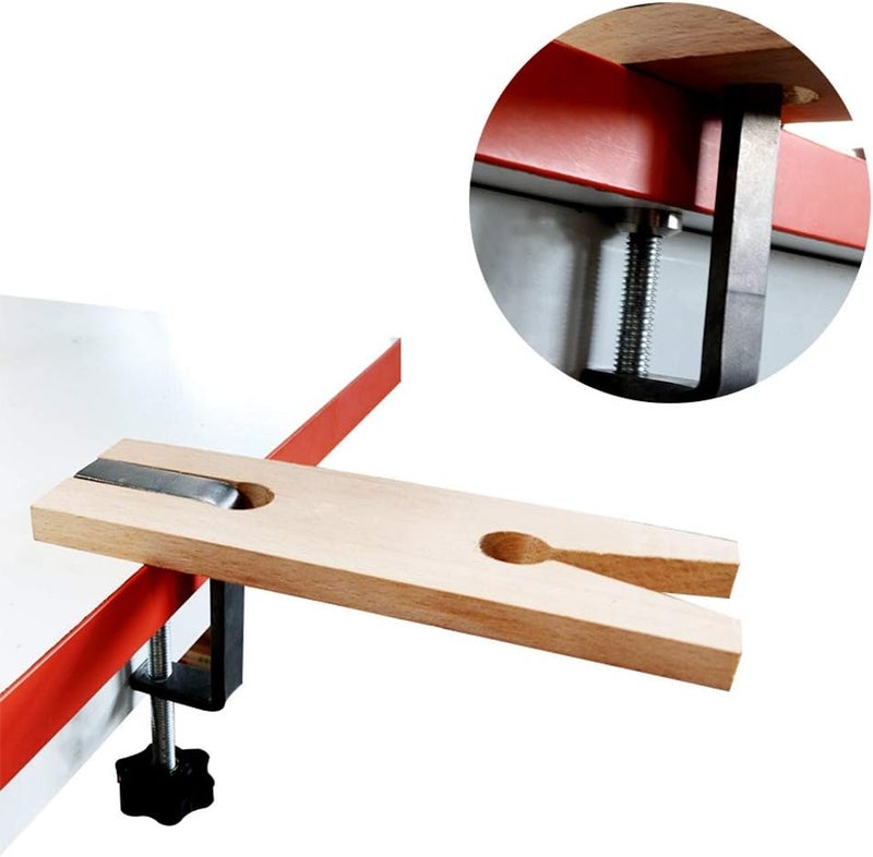 HIPOGT Bench Pin Clamp Set V-Slot for Workbench Wooden Jewelry Clamp Tool - Image 2