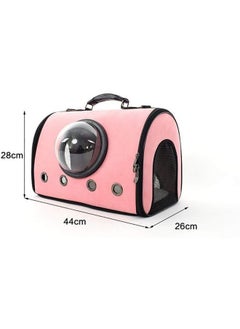 Carrir Bag Space Capsule Outdoor Portable Transparent Design Bubble Backpack Breathable Handbag Cat Dog Travel Two Seasons Universal Fashion (Pink) - pzsku/ZBE9AA7DDD867BC3ED4FCZ/45/_/1728309479/3435b168-0e9c-4ece-be8a-4996c4074f81