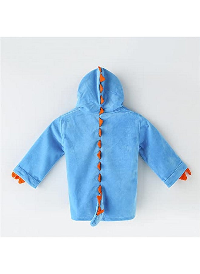 SZCQ روب استحمام للأطفال الأولاد بغطاء رأس ديناصور ناعم للغاية ماص للماء، روب استحمام للأطفال حديثي الولادة، منشفة للأطفال الصغار - Image 5