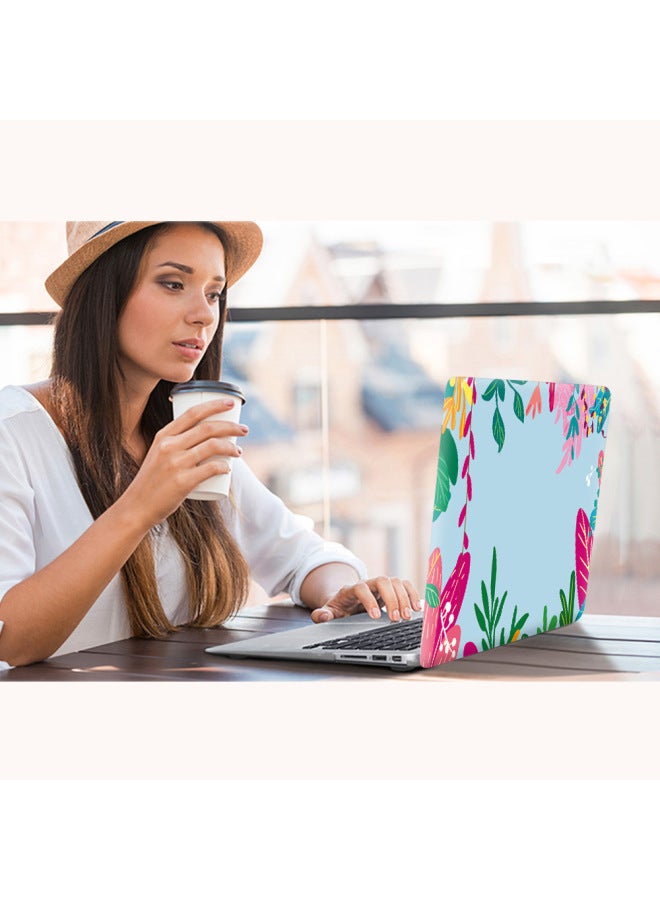 Suitable For Macbook Protective Case Apple Computer Notebook Pro16 Inch M1 Protective Cover Flower Series Shell-Color:KZ-496 Plum Blossom-Applicable Model:13pro Retina（A1425/A1502）