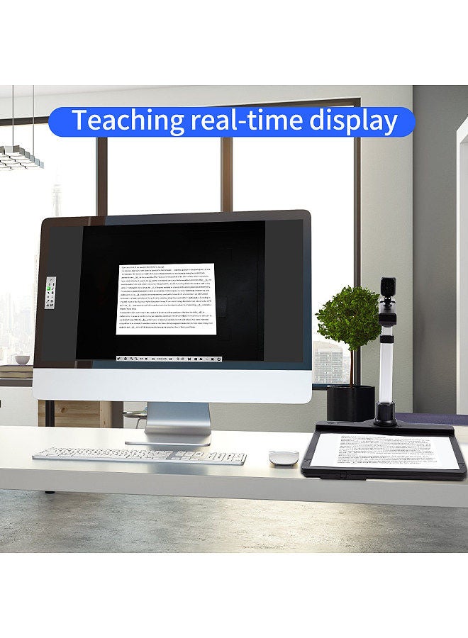 X1000 Document Camera Scanner A3 Capture Size Dual Camera USB2.0 High Speed Scanner with LED Light OCR Function Video Recording Convert to PDF Format