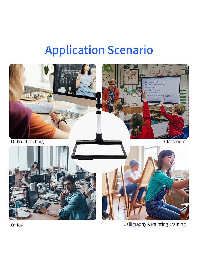 X1000 Document Camera Scanner A3 Capture Size Dual Camera USB2.0 High Speed Scanner with LED Light OCR Function Video Recording Convert to PDF Format