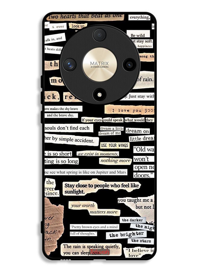 Tolwak Honor X9b Protective Case Cover Quotes Stickers - Image 1
