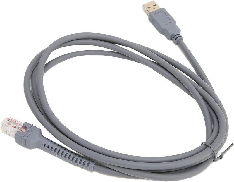 كابل ماسح الباركود، كابل بيانات USB جاهز للاستخدام، كابل ماسح متين وموثوق، متوافق مع Symbol LS2208 LS1203 LS4208 DS6707 DS6708، طول 2 متر - Image 4
