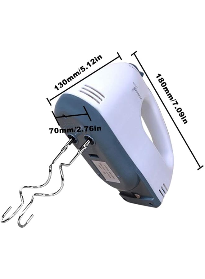 ANDOER 7 Speed Ultra Power Stainless Steel Good Grips Electric Hand Mixer Egg Beater With 2 Beater Hook And 2 Mixer Hook - Image 2