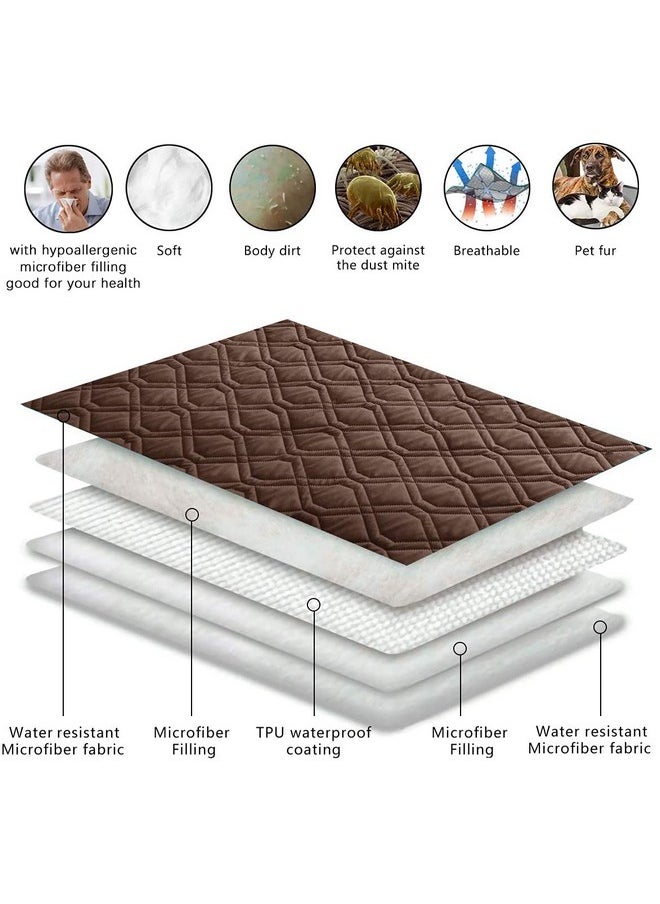 Ameritex - Ameritex Waterproof Dog Bed Cover Pet Blanket for Furniture Bed Couch Sofa Reversible - Image 1