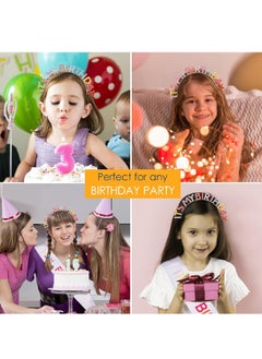 Generic Birthday Girl Sash & Headband Set, Birthday Crowns for Girl, IT'S MY BIRTHDAY Headband & ITS MY BIRTHDAY Sash for Women,  Birthday Headband for Women Parties Favors Gift (Multicolor)  - Image 3