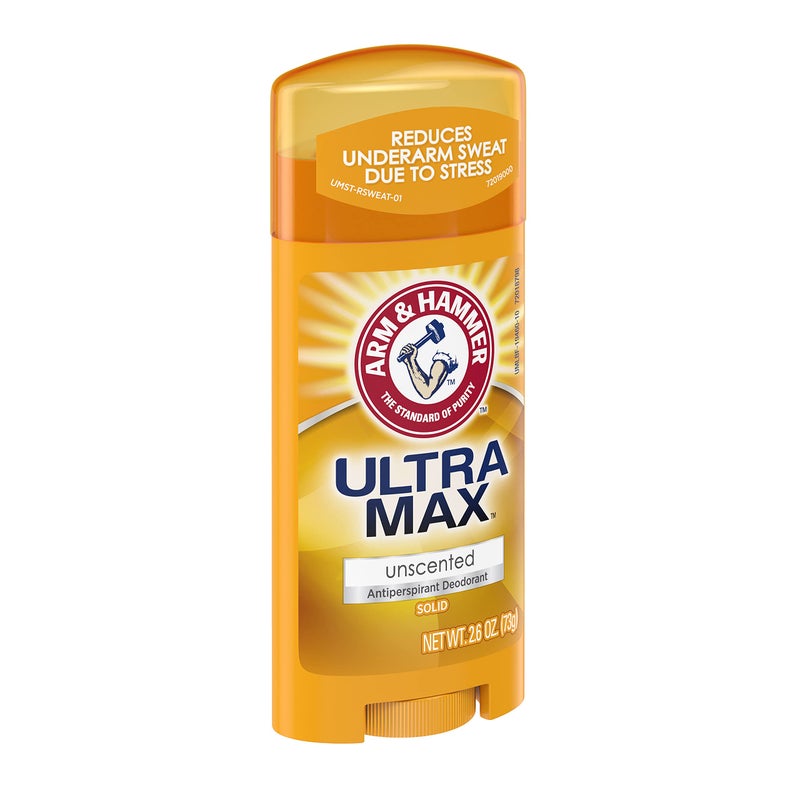 ARM & HAMMER ULTRAMAX Anti-Perspirant Deodorant Invisible Solid Unscented 2.60 oz (6-Pack)
