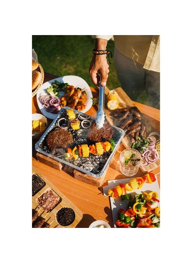 Fast Grill Fast Grill pack of 6 Instant Disposable BBQ 30x25cm  - Image 4