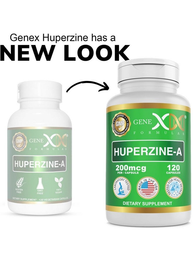 Genex Formulas Huperzine A 200mcg (120 Capsules) | Nootropic Supports Memory, Focus, and Cognitive Health - Non-GMO, Gluten Free, Vegetarian - Image 2