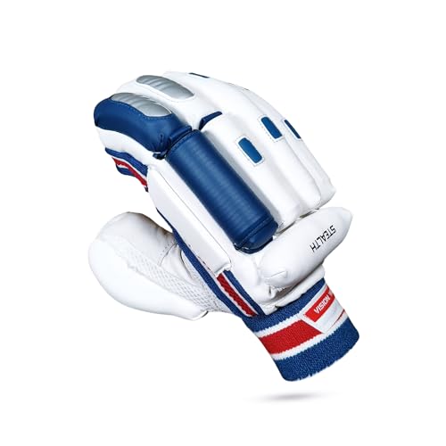 Prokick PVC Stealth Cricket Batting Gloves|High-Performance Batting Gloves|Suitable For Unisex|Professional Batting Gloves|Lh Batting Gloves|Men's/Adult Batting Gloves - Lh - Men's/Adult - Image 2