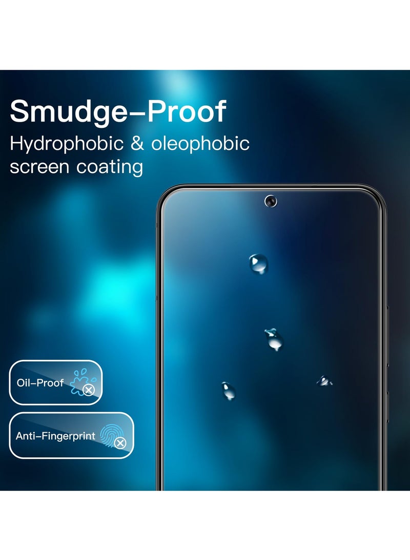 Jetech Screen Protector For Samsung Galaxy S22 5g 6.1 Inch Tempered Glass Film With Easy Installation Tool Fingerprint Id Compatible Hd Clear 3 Pack - Image 3