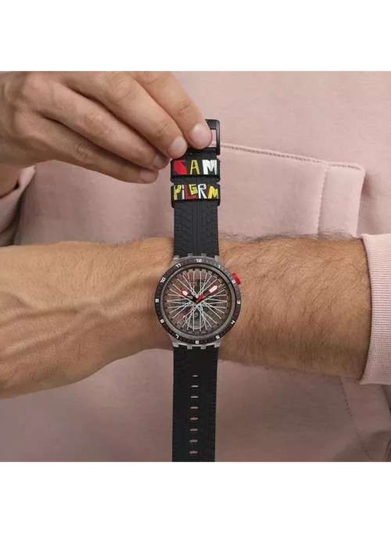 Swatch ساعة كوارتز تناظرية للجنسين - Image 4