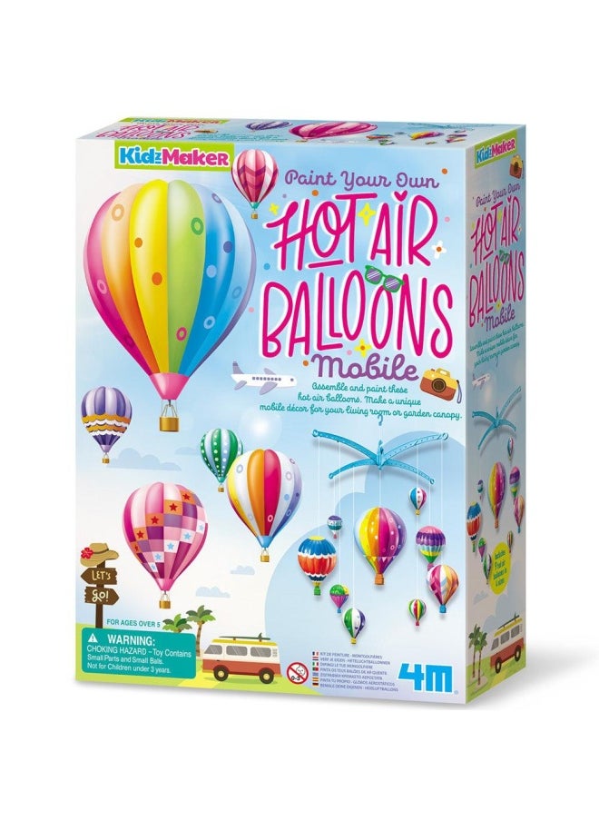 4m 4M KidzMaker Hot Air Balloons Mobile Art Set  - Image 2