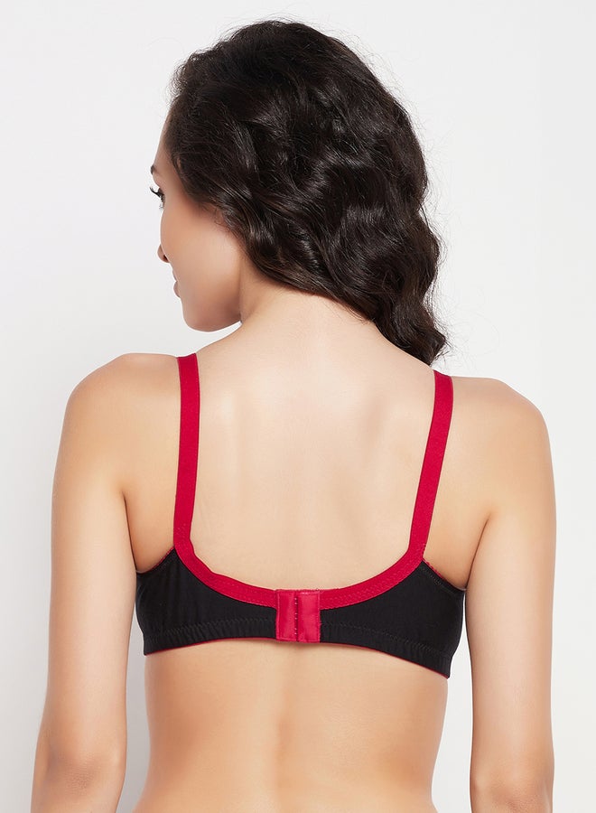 Clovia Pack of 2 Non-Padded Non-Wired Full Coverage Bras  - Image 3