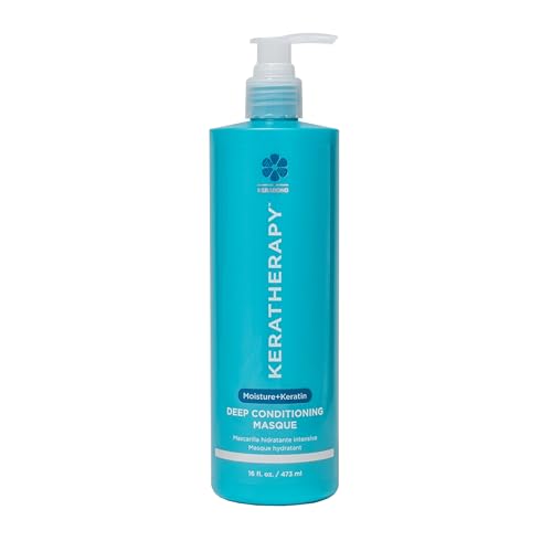 KERATHERAPY Keratin Infused Deep Conditioning Masque, 16.9 fl. oz., 500 ml - Moisturizing Hair Deep Conditioning Treatment with Kerabond, Jojoba Oil, Nettle Root Extract, Wheat Oil, & Persian Walnut - Image 1