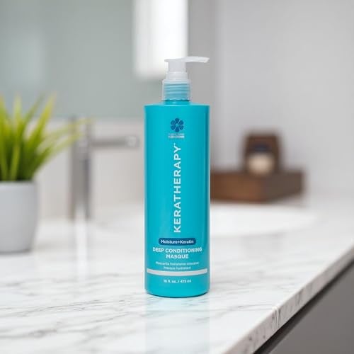 KERATHERAPY Keratin Infused Deep Conditioning Masque, 16.9 fl. oz., 500 ml - Moisturizing Hair Deep Conditioning Treatment with Kerabond, Jojoba Oil, Nettle Root Extract, Wheat Oil, & Persian Walnut - Image 2