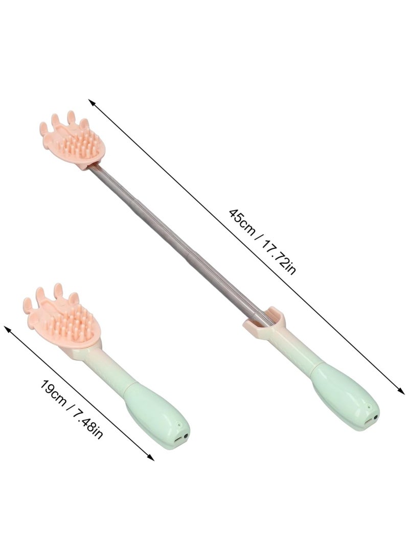 CMGTYYD Electric Back Scratcher, Electric Back Scratcher Extendable to 18 Inch Itch Relief One-Hand Scratchers with Long Handle Body Scratch Massage Tool for Home Travel  - Image 2
