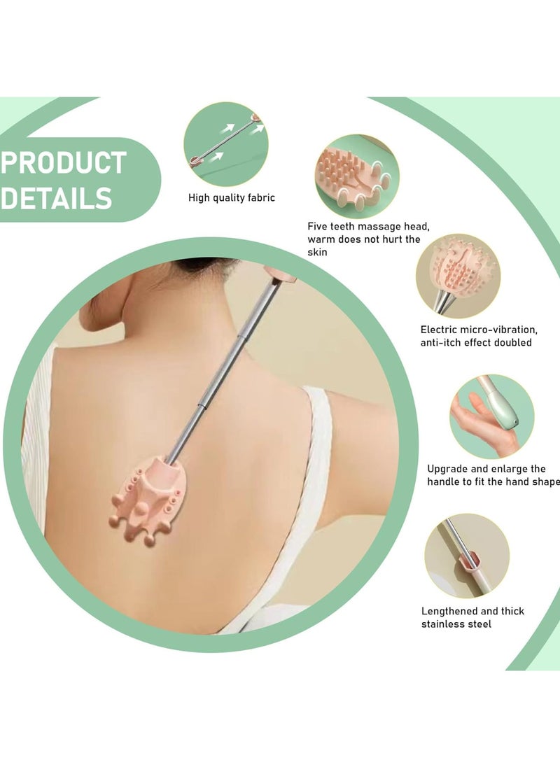 CMGTYYD Electric Back Scratcher, Electric Back Scratcher Extendable to 18 Inch Itch Relief One-Hand Scratchers with Long Handle Body Scratch Massage Tool for Home Travel  - Image 5