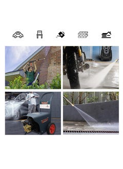 BONAI BONAI 3000W High-Pressure Washer-For Car Garden Fence Walls Floors Air Conditioner Motorcycle Etc Cleaning 300Bar Pressure Powerful Washer  - Image 5