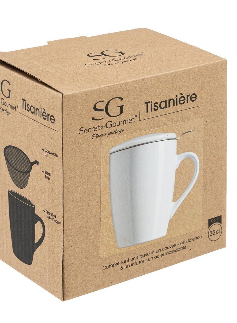 LOFT MUG,SET OF 2,L12.4XP8.8XH11.5CMS,WHITE-154002F - Image 4