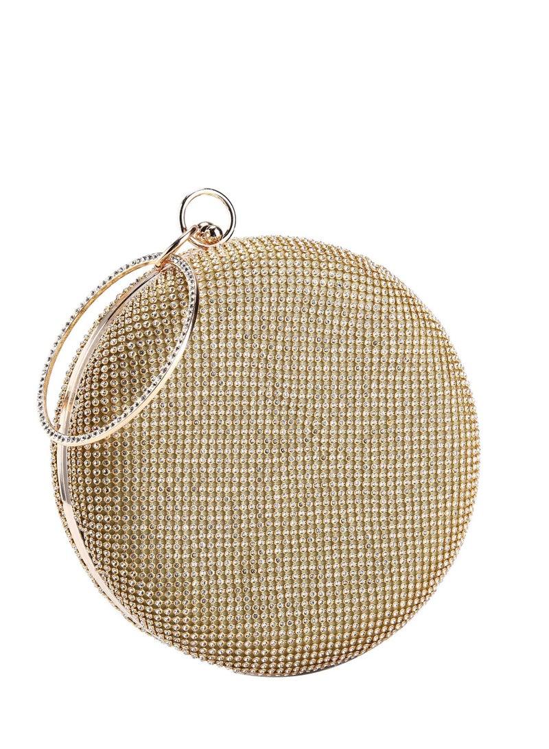 Excefore Women Crystal Evening Clutch Bag, Sparkly Wristlet Wedding Prom Party Purse Handbags, Party Prom Wedding Bag, for Wedding and Party - Image 1