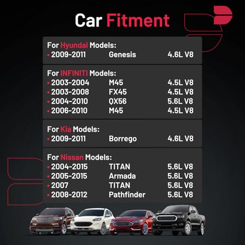 BDFHYK Set of 6 Iridium Spark Plug Compatible with Hyundai INFINITI Kia Nissan Scion Suzuki,1.8L 2.0L 2.4L 2.5L 2.7L 3.5L 3.8L 4.0L 4.5L 4.6L 5.6L L4 V6 V8, Engine Replacement for LFR5AIX-11 4469 - Image 2