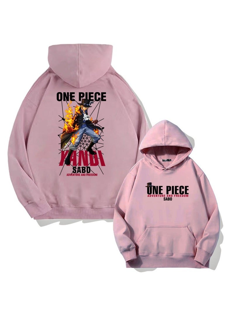 KUYING New One Piece Casual Loose Hooded Sweatshirt  - Image 1