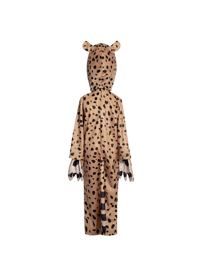 Leopard Cos Animal Costume - Children's Day  Halloween  Kindergarten Performance Suit  One-piece Dress - Image 3