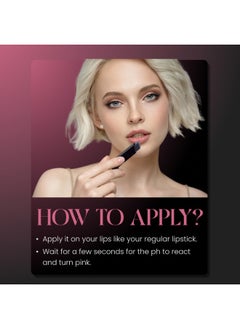Fashion Colour Tinted Magic Lip Balm Long Lasting Glossy Pink Black 3g  - Image 4