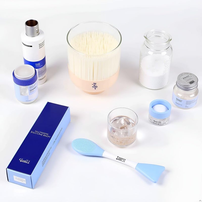 Glam 21 فرشاة سيليكون متعددة الاستخدامات من غلام21 | 2 في 1 تنظيف عميق مزدوج الجوانب وتدليك البشرة | مقشر دقيق للوجه والأنف والشفتين لتنظيف المسام وإزالة الرؤوس السوداء - Image 4