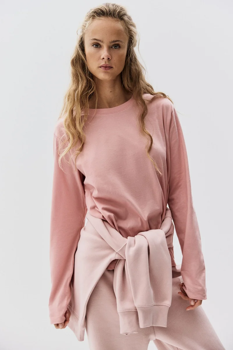 H&M Long-sleeved cotton top