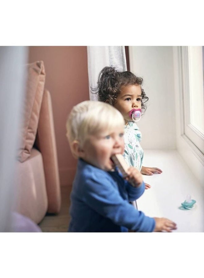 فيليبس لهاية فيليبس أفنت ألترا إير هابي 6–18 شهر، عبوة من 2 – تدفق هواء أقصى، حلمة سيليكون ناعمة، تصميم صحي خالٍ من BPA - Image 4