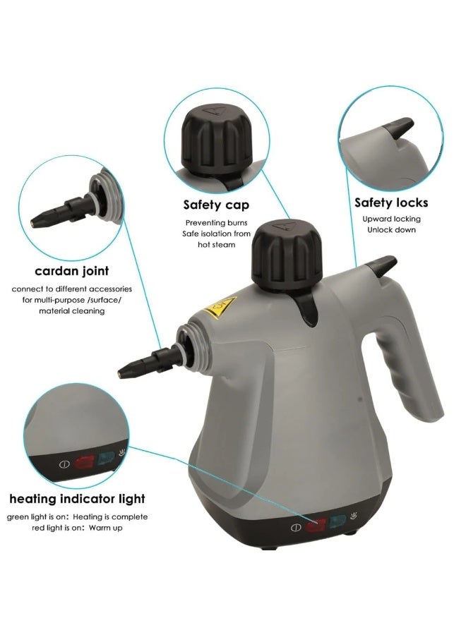 UBEdge Handheld Steam Cleaner – High Temperature Portable Steam Cleaning Machine for Home, Kitchen, Bathroom, Sofa & Car Cleaning Tool - Image 3