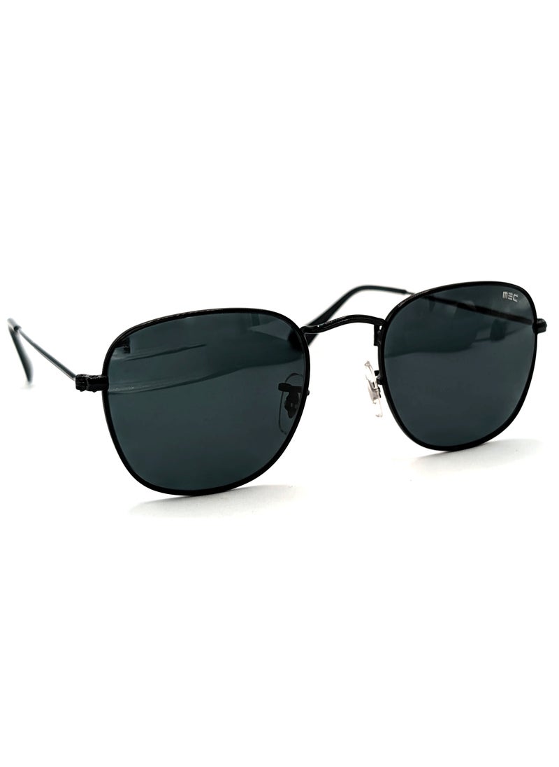 MEC Frank Square Sunglasses - 3857 - Lens Size: 51 mm - Black  - Image 5