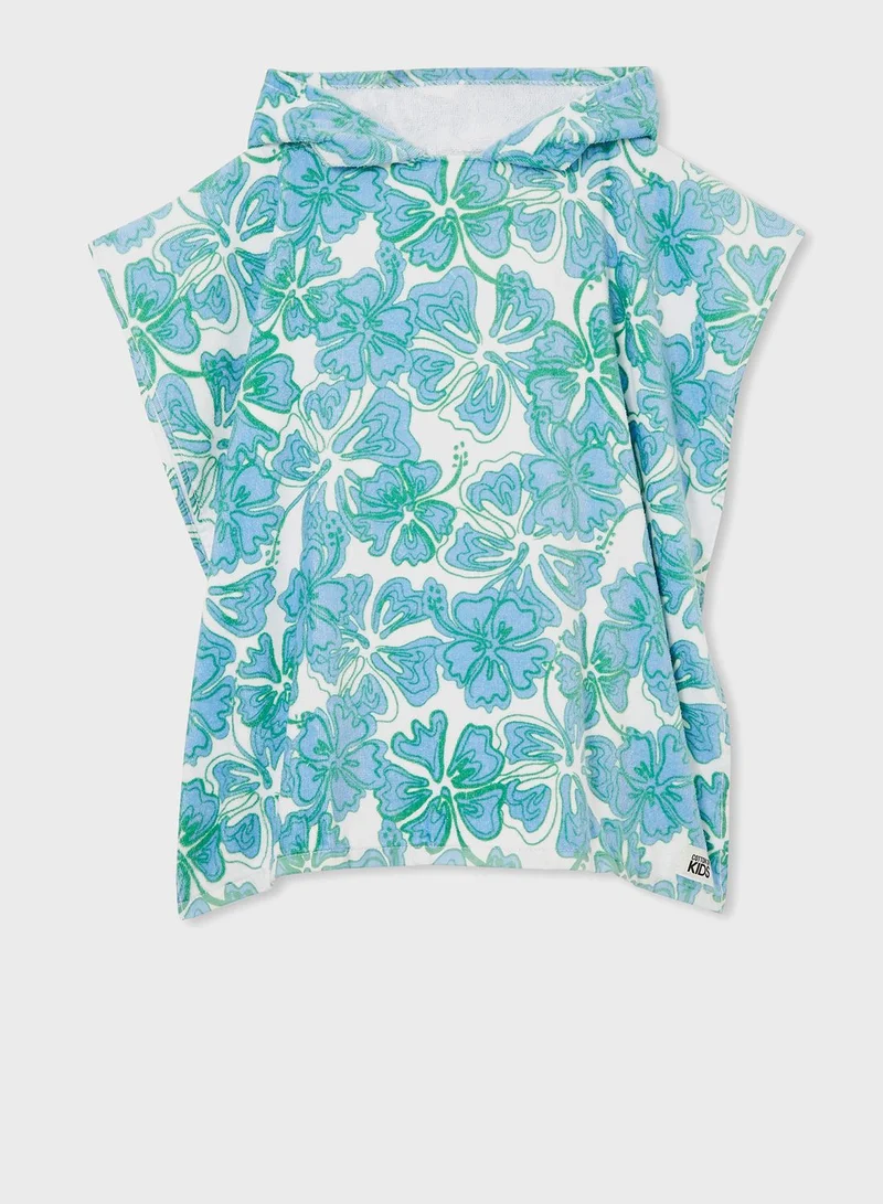 Cotton On Printed Hooded Towel