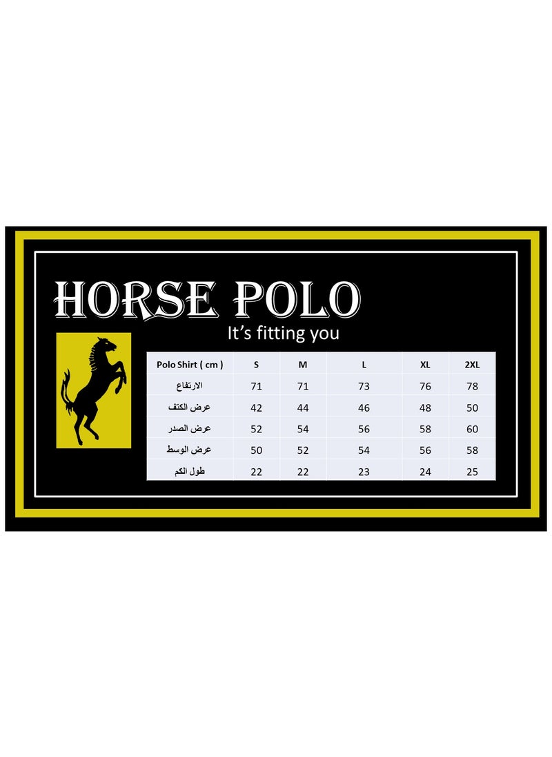 Horse Polo Horse Polo Classic Polo Shirt, Mauve  - Image 5
